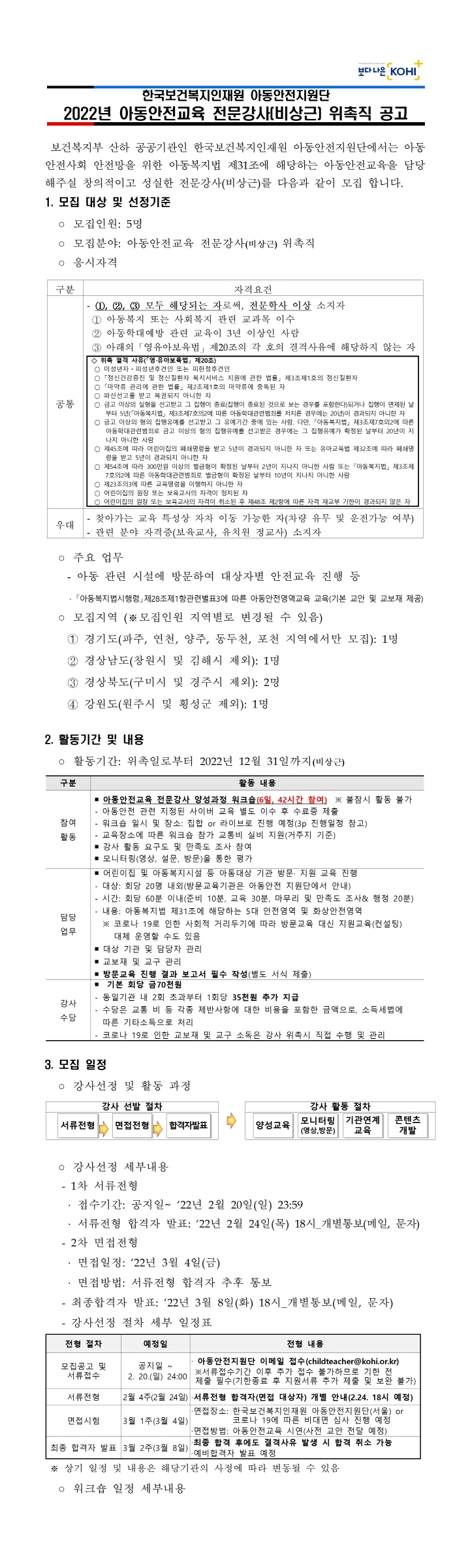 [크기변환]붙임 1. 2022년 아동안전교육 전문강사(비상근) 위촉직 모집 공고001.jpg